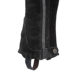 Shires Moretta Suede Half Chaps Adult Black