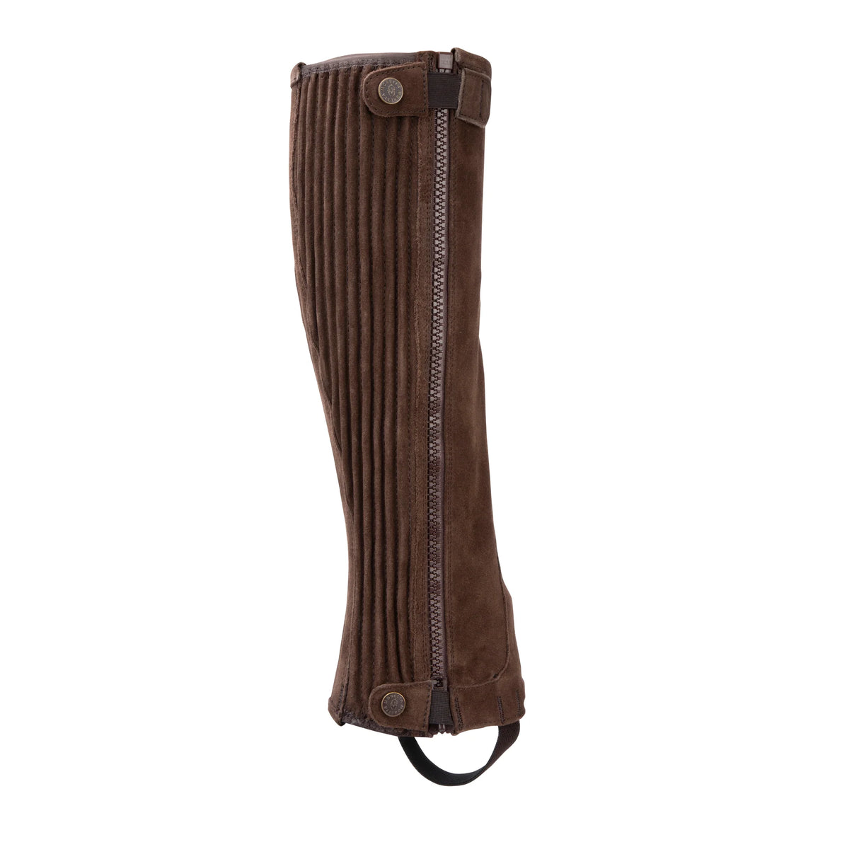 Shires Moretta Suede Half Chaps Adult Brown
