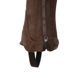 Shires Moretta Suede Half Chaps Adult Brown