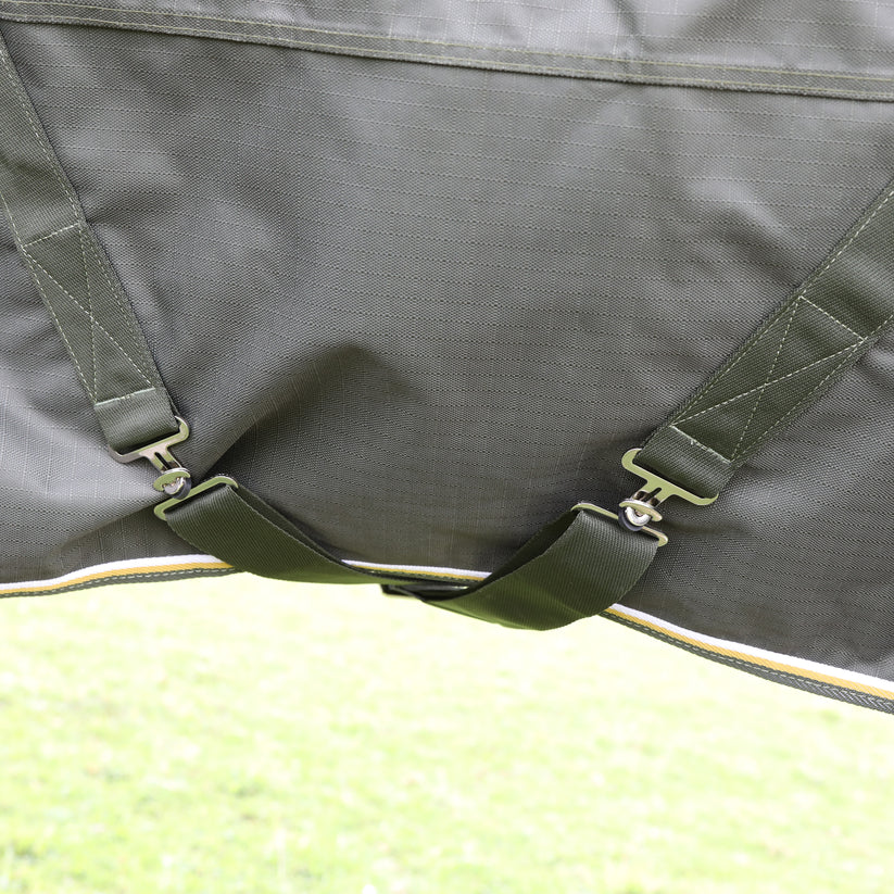 Shires Highlander Plus 50g Combo Turnout Rug Green