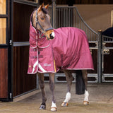 Shires Highlander Plus 100g Combo Turnout Rug Maroon