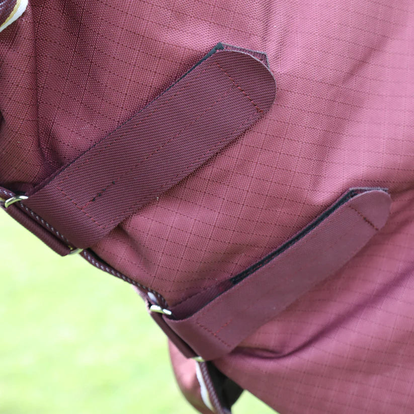 Shires Highlander Plus 100g Combo Turnout Rug Maroon