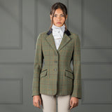 Shires Aubrion Ladies Saratoga Jacket Red/Yellow/Blue Check