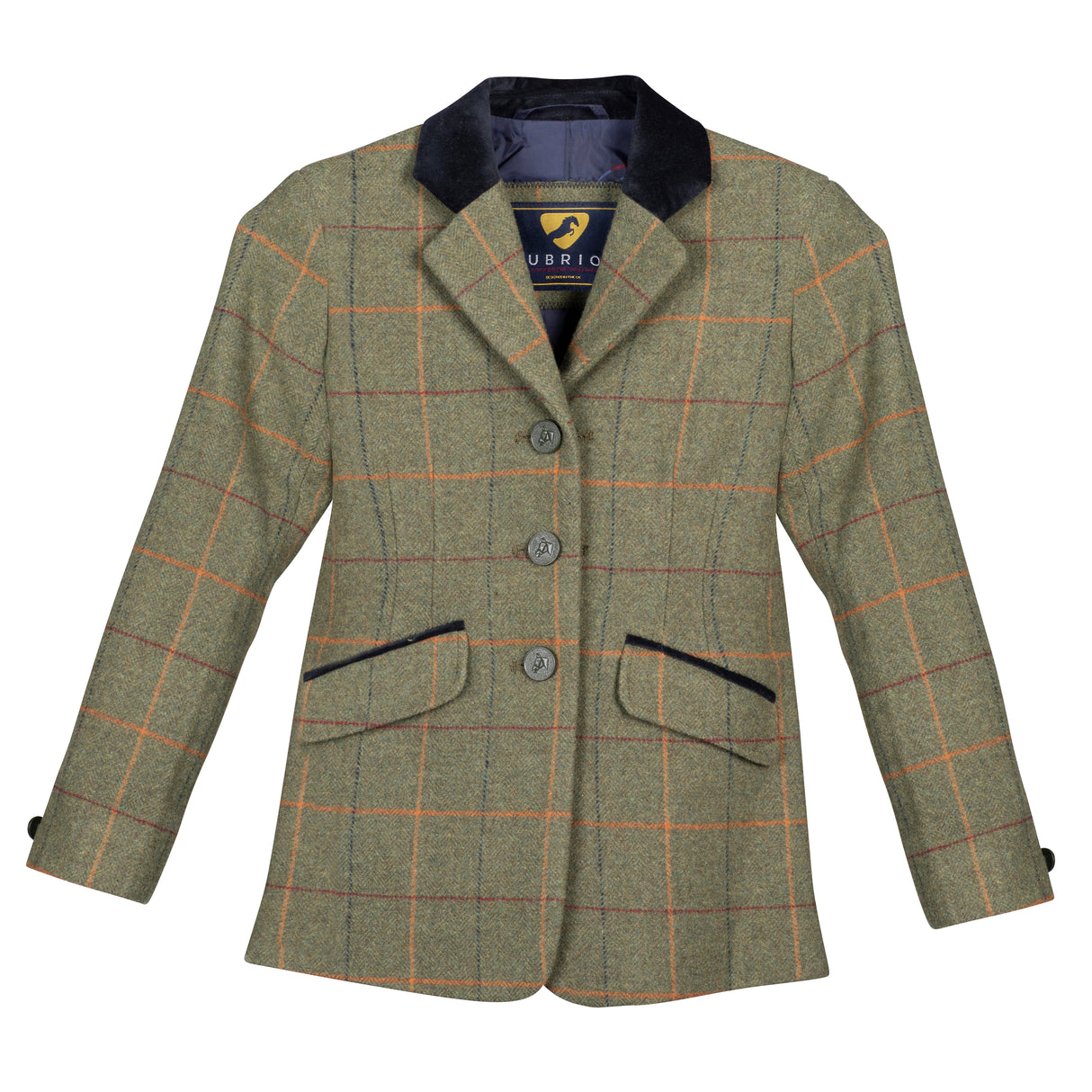 Shires Aubrion Childs Saratoga Jacket Red/Yellow/Blue Check