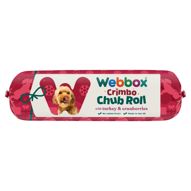 Webbox Christmas Turkey & Cranberry Chub Roll 15x720g