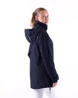 EQUIDRY Women's Frontier Mid Length No Fill Riding Jacket Navy