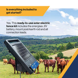 Agrifence S50 Solar Powered Energiser Kit 0.5J