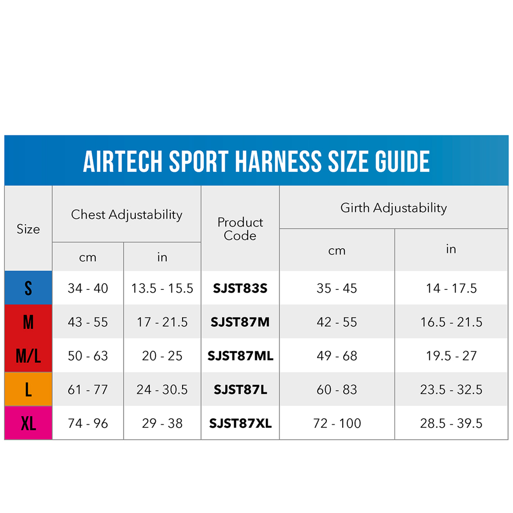 Rogz AirTech Sport Harness Sunset Pink XL