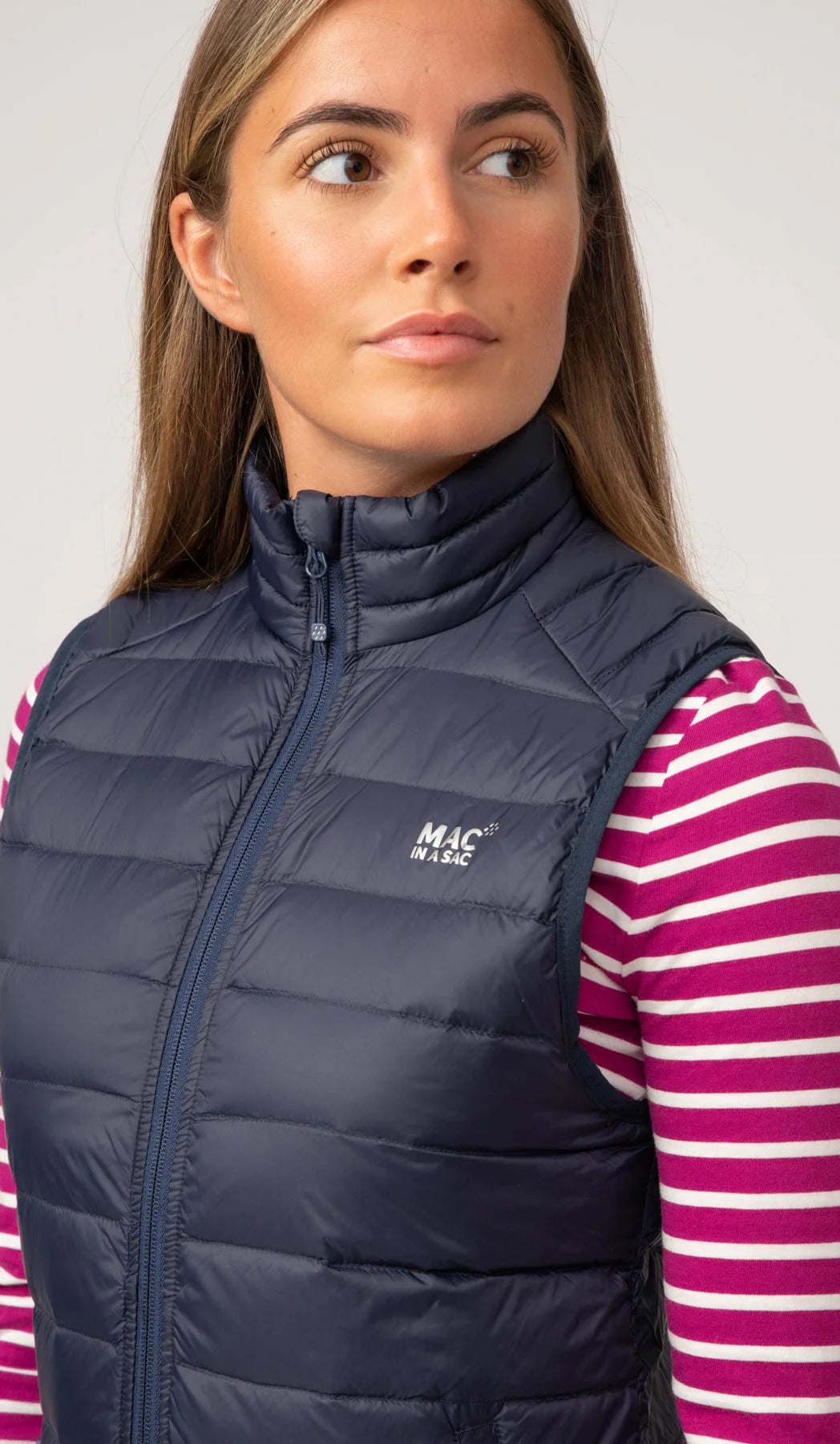 Mac In A Sac Alpine Ladies Down Gilet Navy