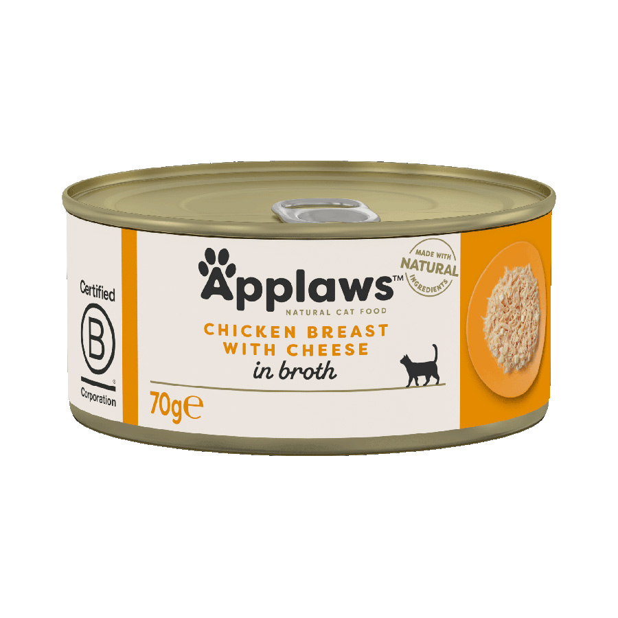 Applaws Cat - Broth Tin Chicken With Cheese 70g