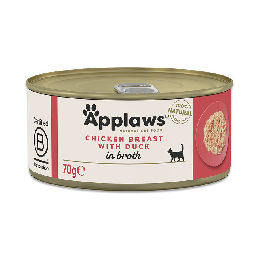 Applaws Cat - Broth Tin Chicken With Duck 70g