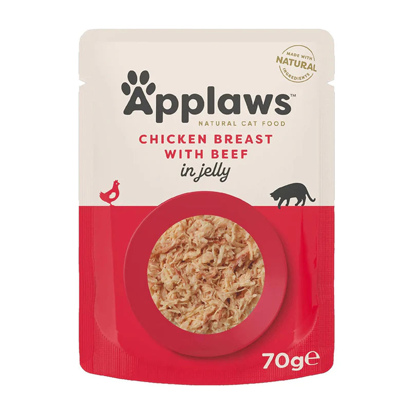 Applaws Cat - Jelly Pouch Chicken With Beef 70g