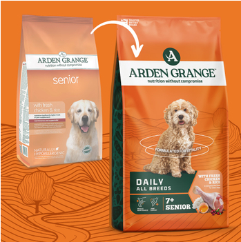 Arden Grange Dog - Senior Chicken & Rice 2kg