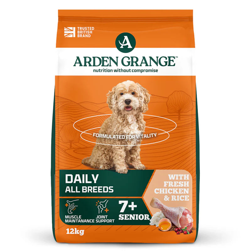 Arden Grange Dog - Senior Chicken & Rice 12kg