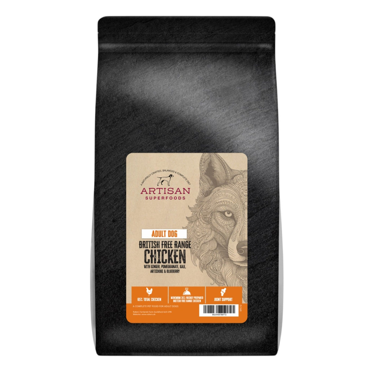 Artisan Superfood Chicken Adult Dog Food 12kg