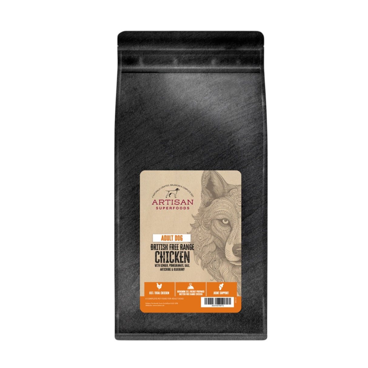 Artisan Superfood Chicken Adult Dog Food 2kg
