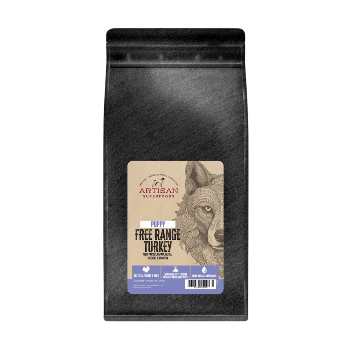 Artisan Superfood Turkey Puppy Dry Food 2kg