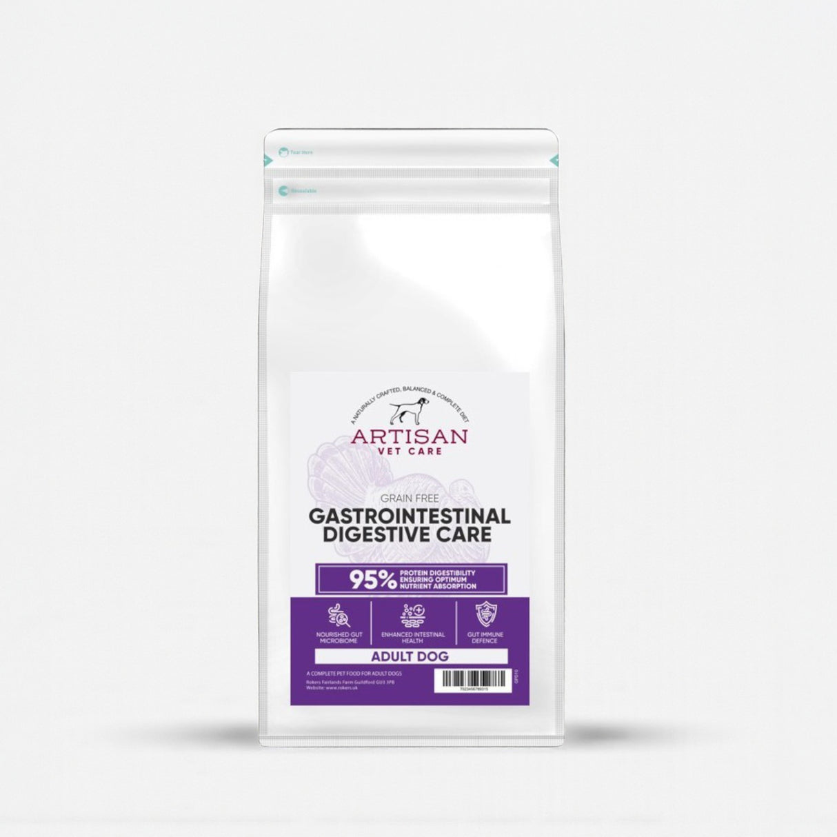 Artisan Peptide+ Gastrointestinal Digestive Care Adult Dog Food 1.5kg