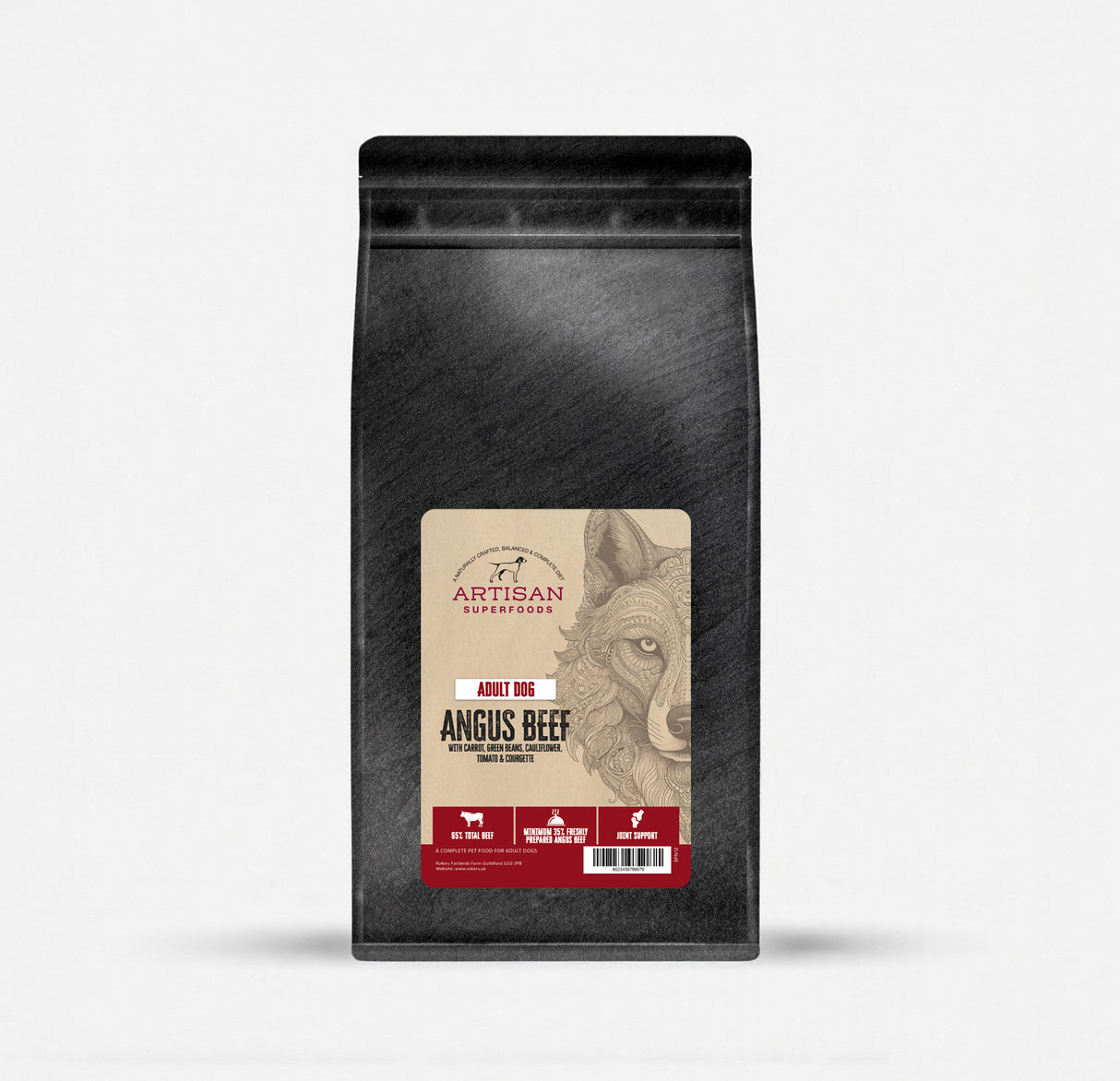 Artisan Superfood Angus Beef Adult Dog Food 2kg