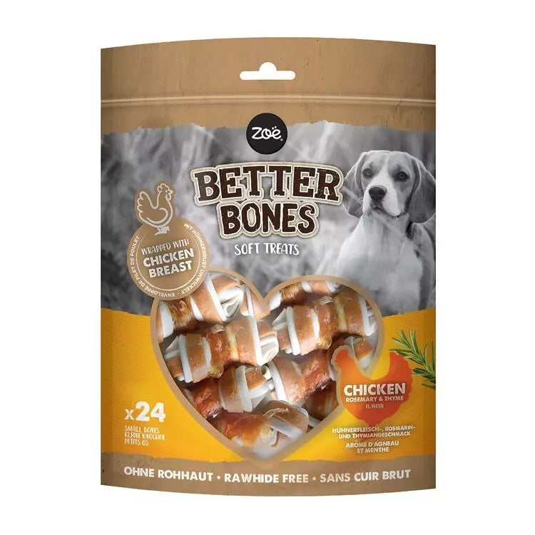 Zoe Better Bones Chicken Wrapped Bones 24pk