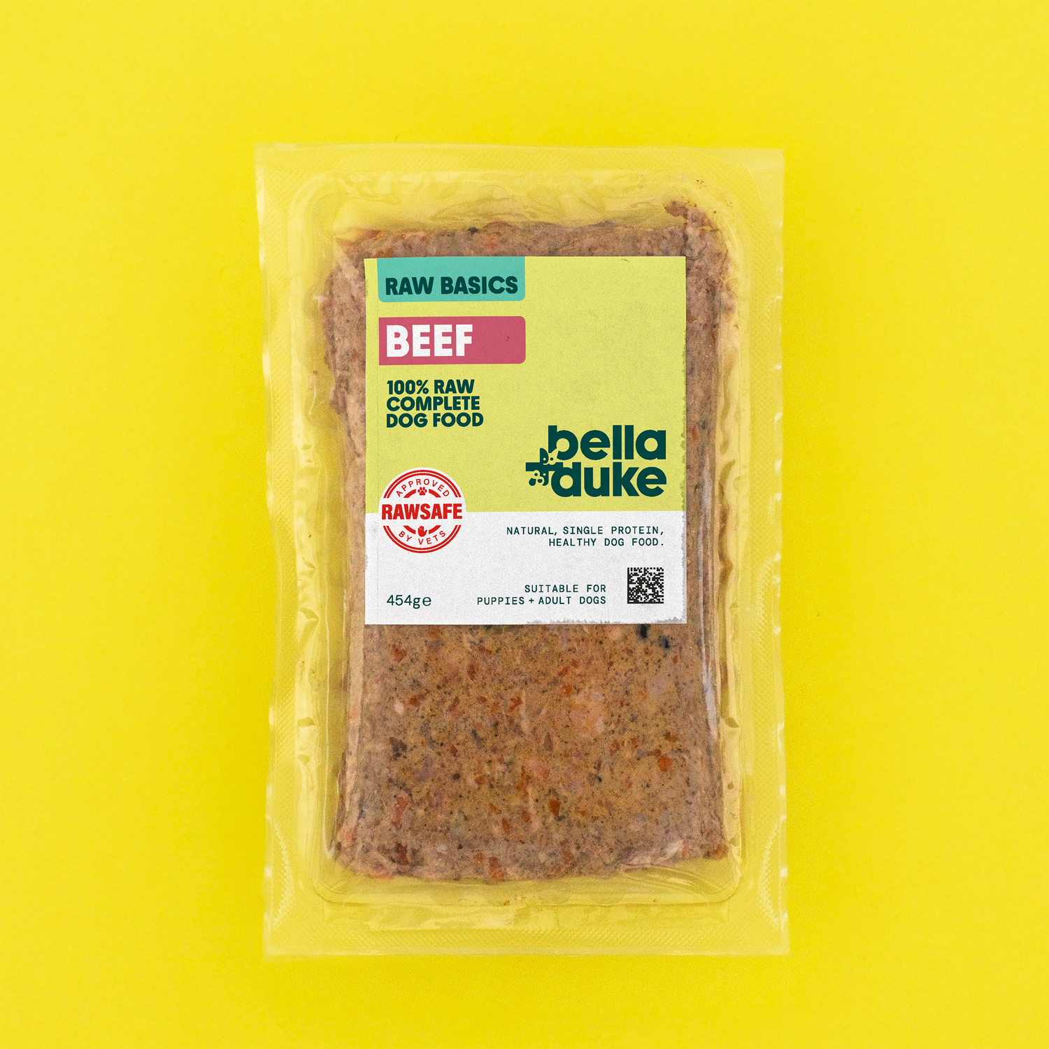 Bella + Duke Raw Basics Beef 454g