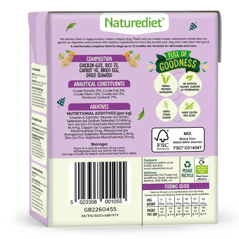 Nature Diet Puppy - Feel Good Puppy 390g