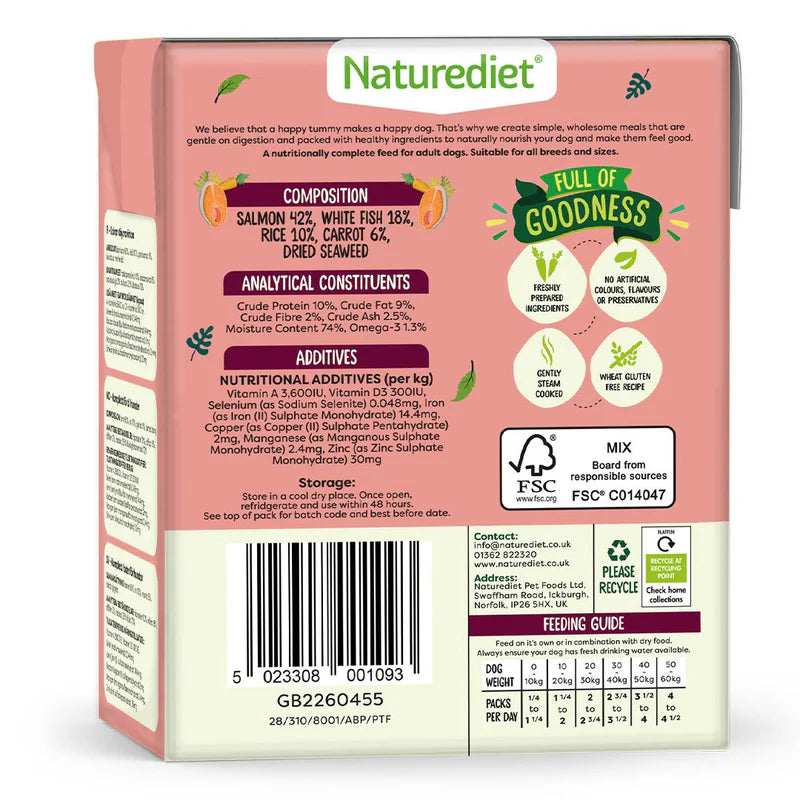 Nature Diet Dog - Salmon 390g