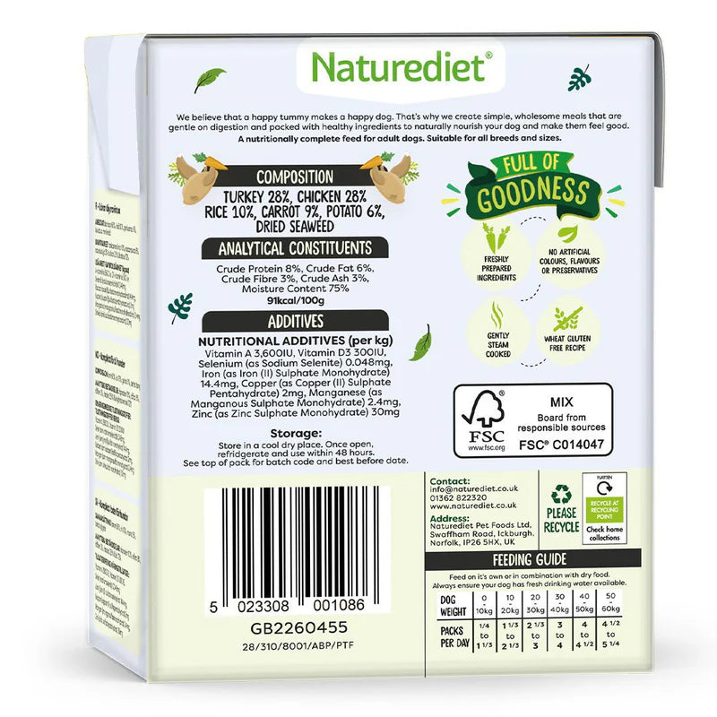 Nature Diet Dog - Feel Good Senior Lite 390g