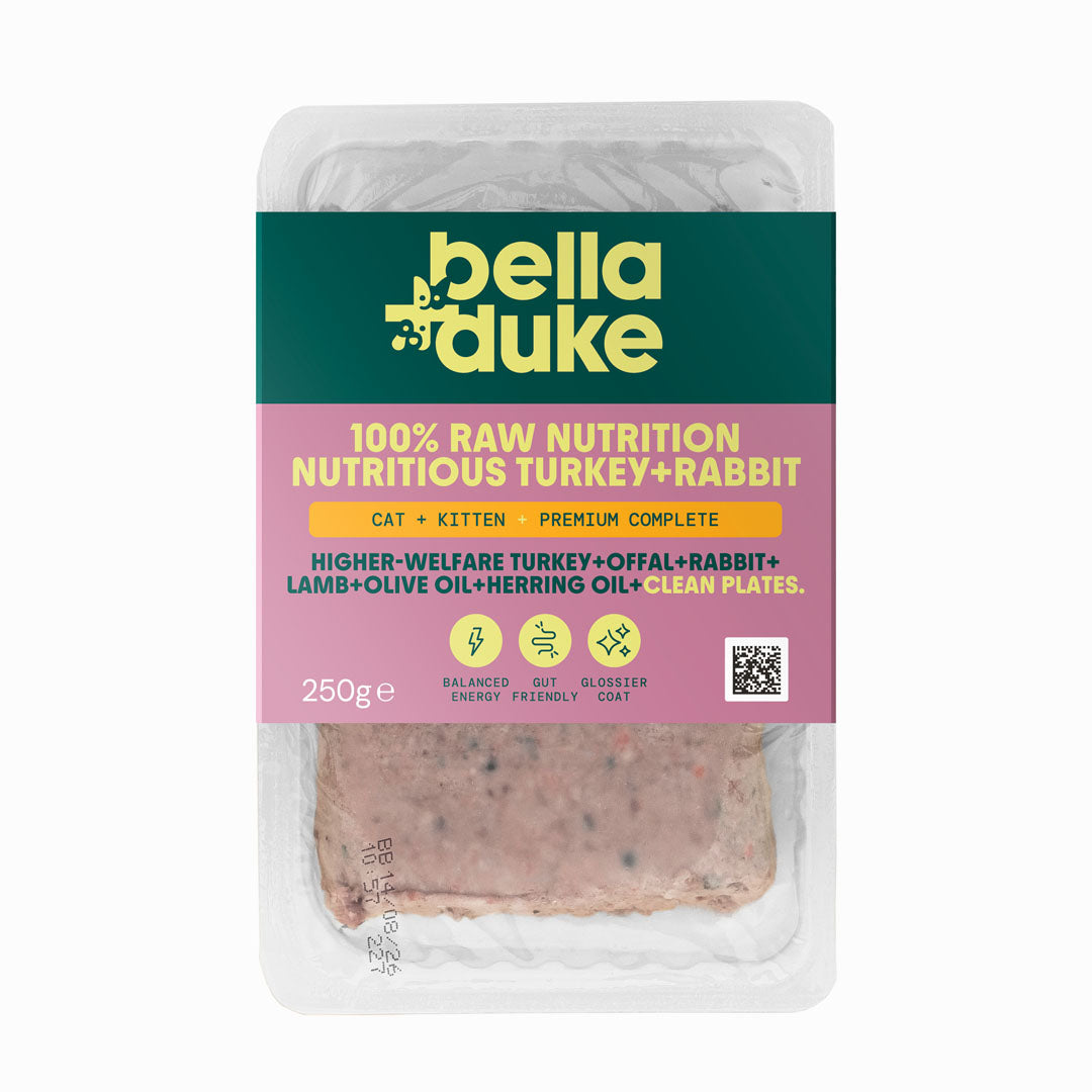 Bella + Duke Cat & Kitten Premium Complete Turkey & Rabbit 250g