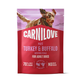 Carnilove Dog - Pouch Turkey & Buffalo with Rose Petals 300g
