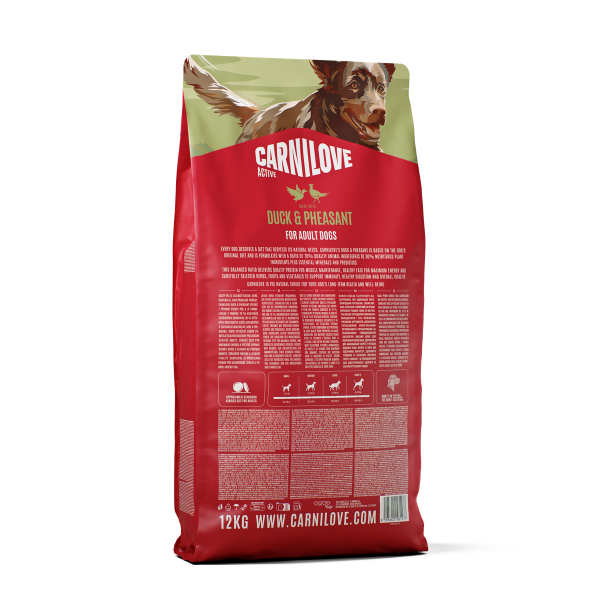Carnilove Dog - Active Duck & Pheasant Adult 12kg