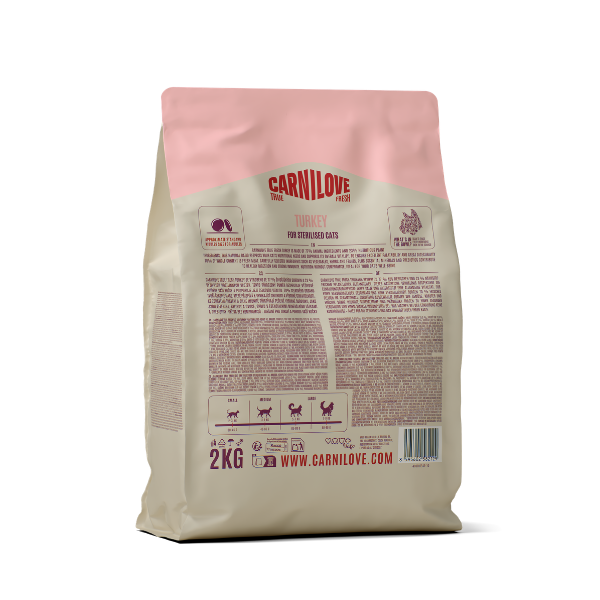 Carnilove Cat - True Fresh Turkey 2kg
