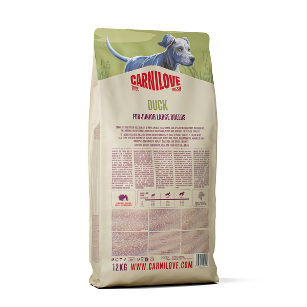Carnilove Dog - True Fresh Duck Large Breed Junior 4kg