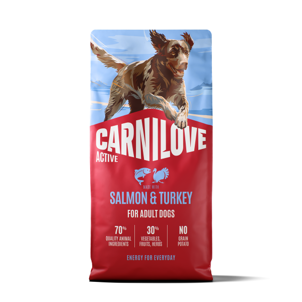 Carnilove Dog - Active Salmon & Turkey Adult 12kg