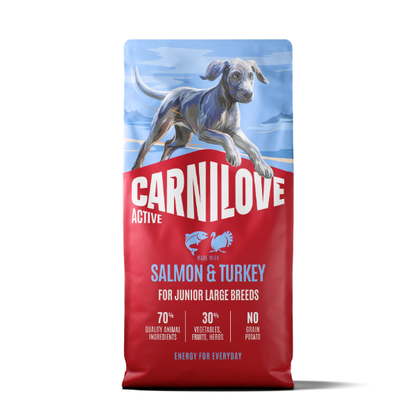 Carnilove Dog - Active Salmon & Turkey Large Breed Junior 1.5kg