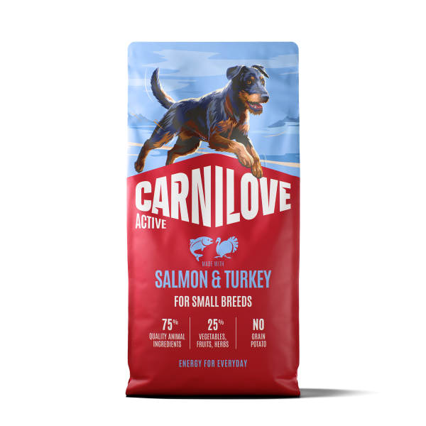 Carnilove Dog - Active Salmon & Turkey Small Breed 4kg