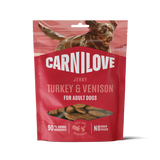 Carnilove Dog - Jerky Turkey & Venison Treats 100g