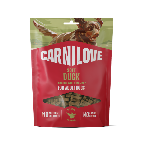 Carnilove Duck Enriched With Rosemary Soft Dog Treats 200g