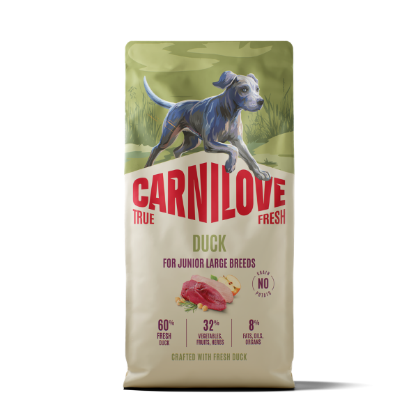 Carnilove Dog - True Fresh Duck Large Breed Junior 4kg