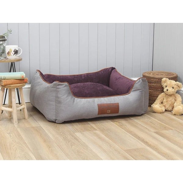 George Barclay Monxton Orthopaedic Walled Bed Silver/Vino Medium