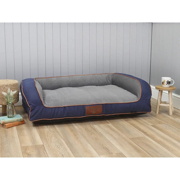 George Barclay Savile Orthopaedic Sofa Bed Mariners Blue Large