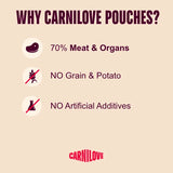 Carnilove Dog - Pouch Puppy Turkey & Salmon with Blueberries 300g