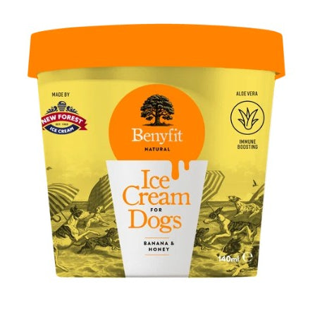 Benyfit Banana & Honey Ice Cream for Dogs 140ml