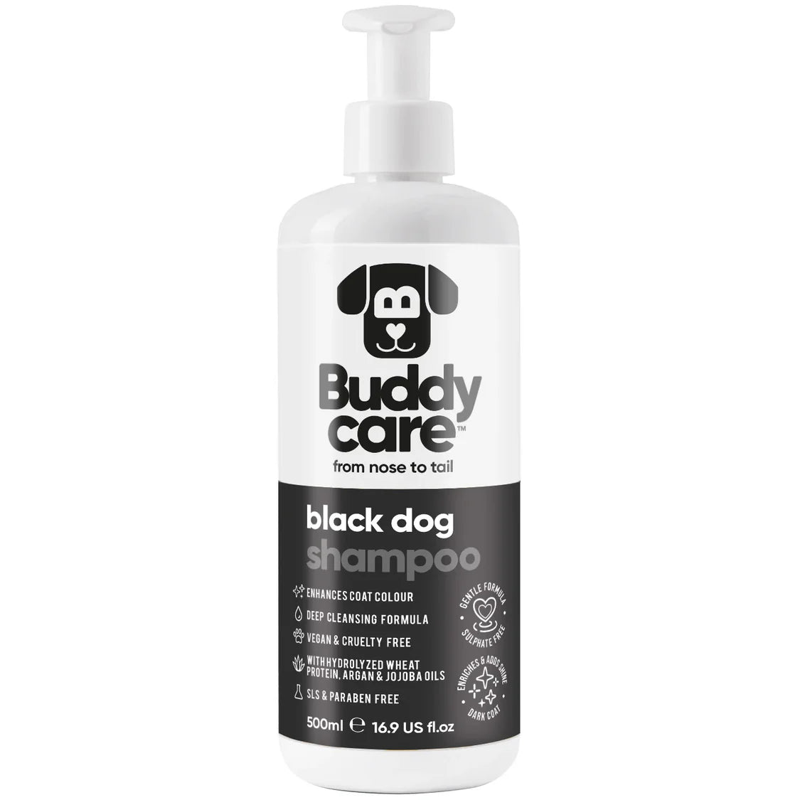 Buddy Care Black Dog Shampoo 500ml