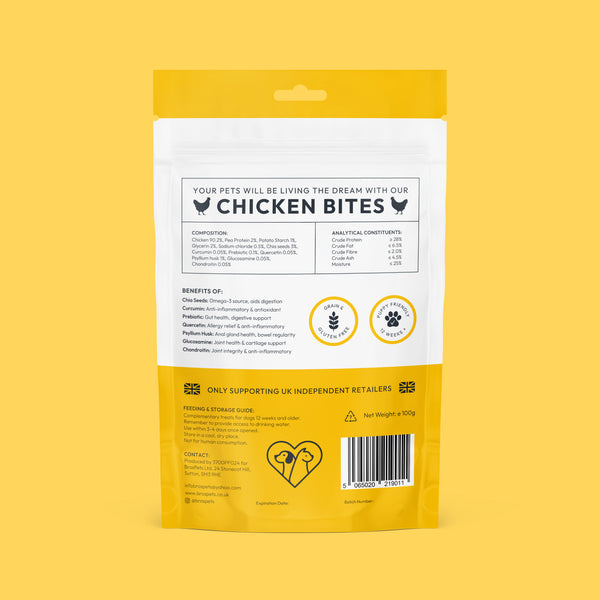 Bros Pets Chicken Bites 100g