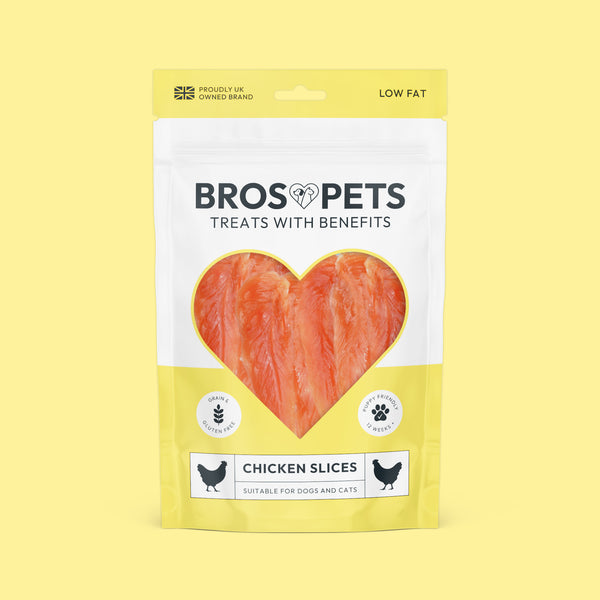 Bros Pets Chicken Slices 100g