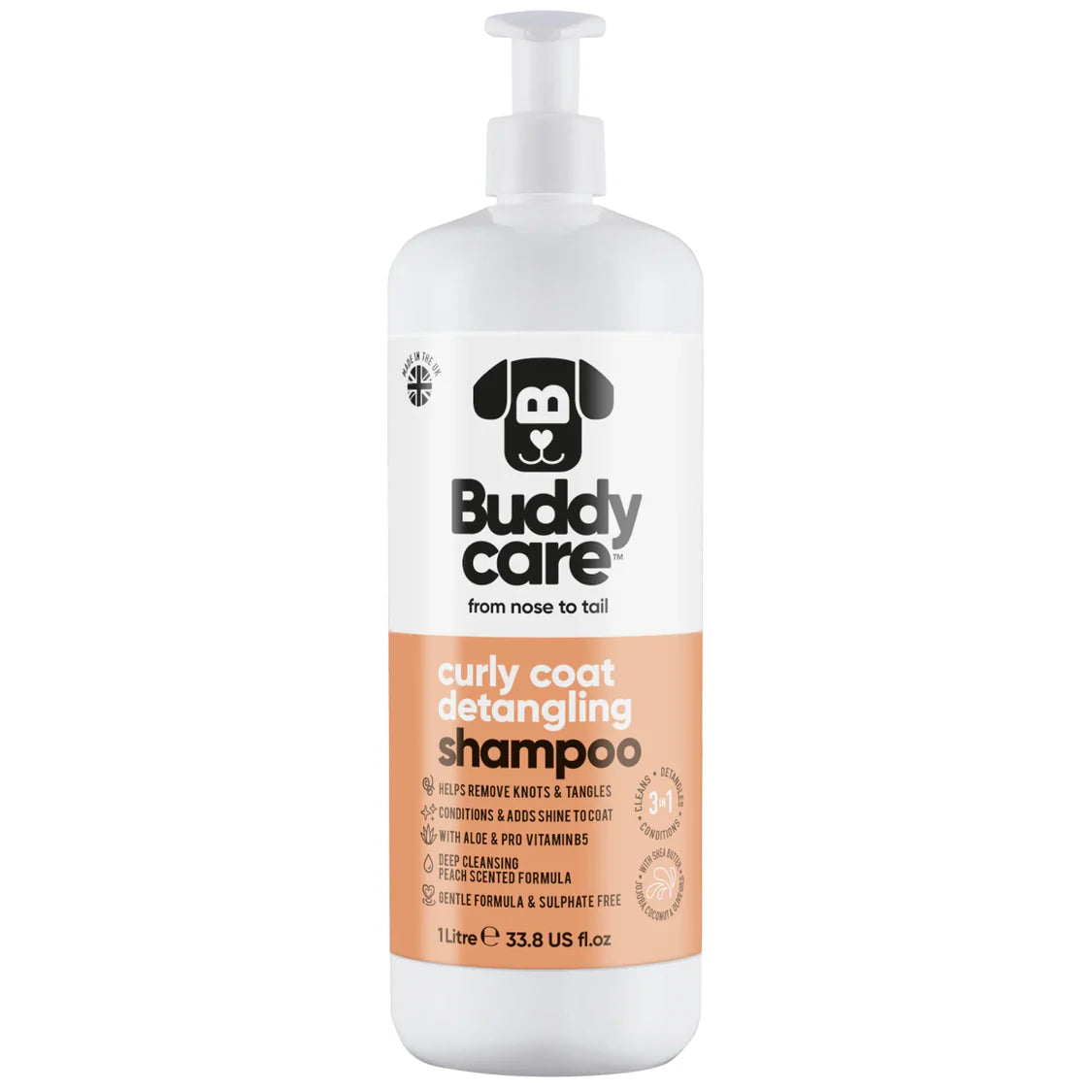 Buddy Care Curly Coat Detangling 500ml