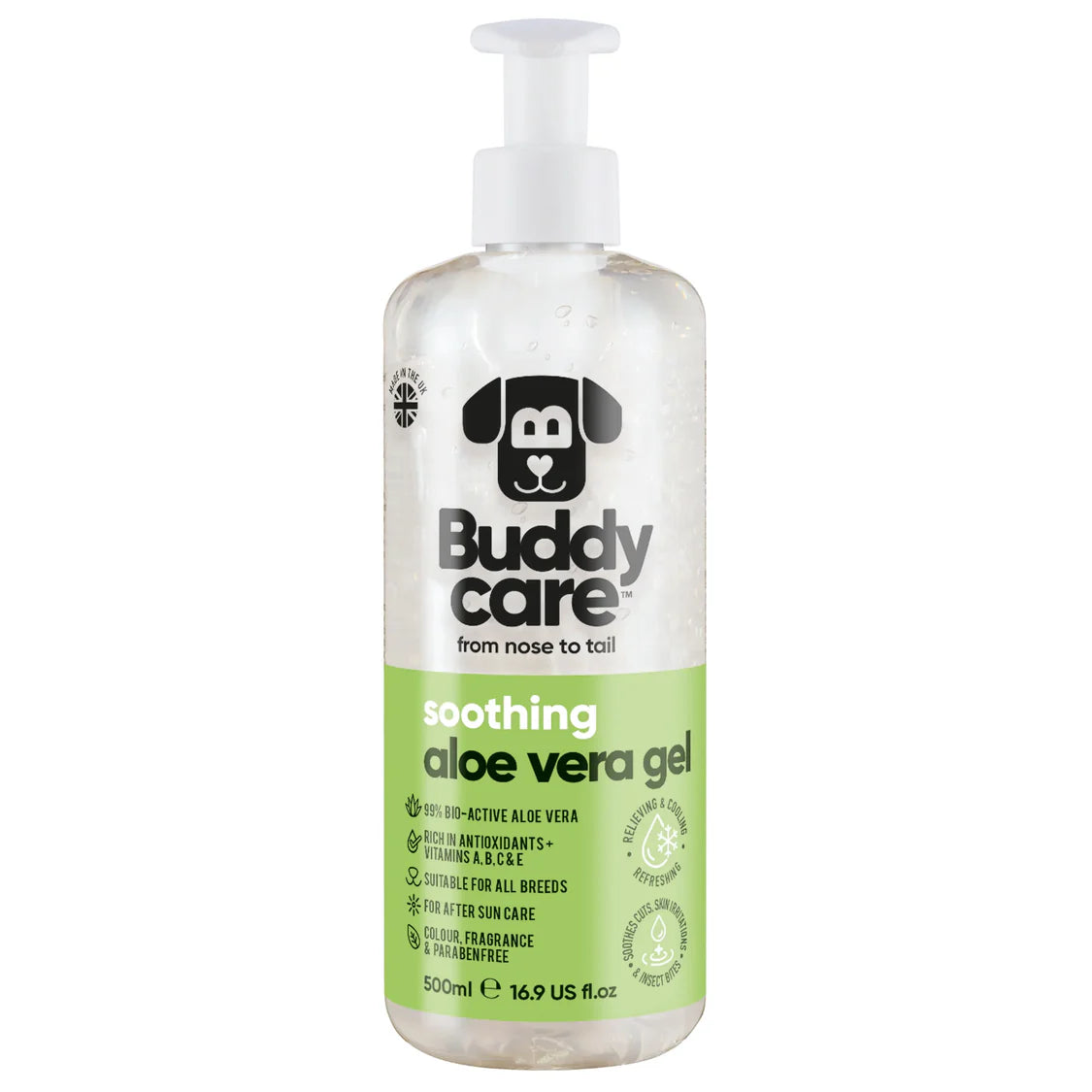 Buddy Care Soothing Aloe Vera Gel 500ml