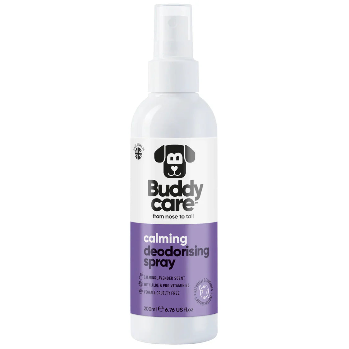 Buddy Care Calming Lavender Deodorising Spray 200ml