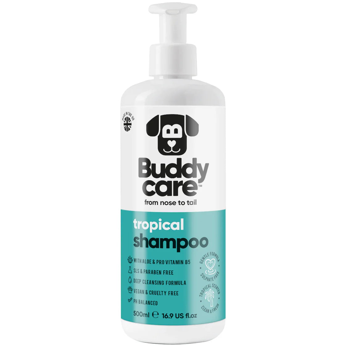 Buddy Care Tropical Shampoo 500ml